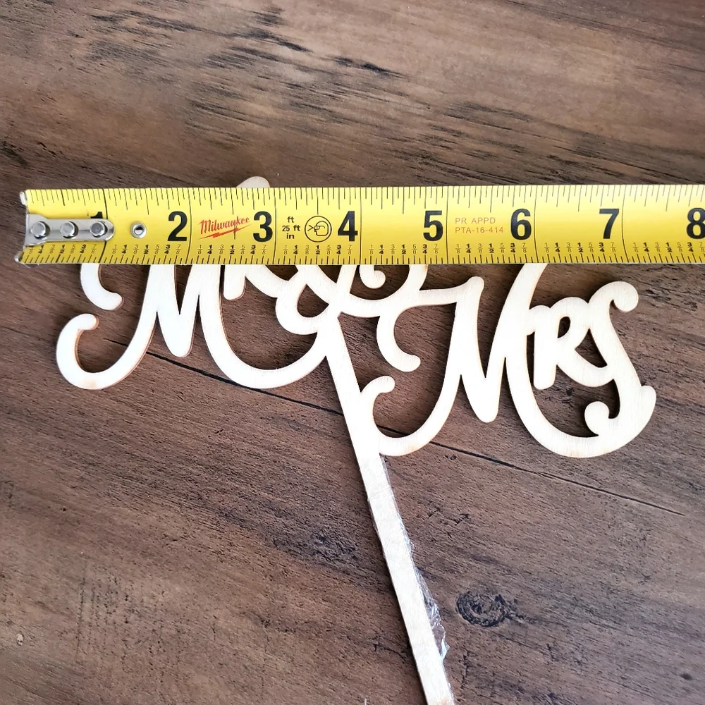 Wedding cake Topper Mr. Mrs.